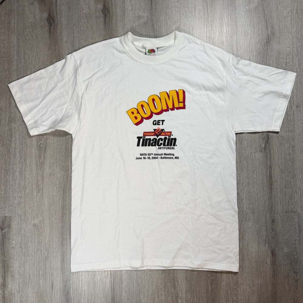 Vintage 2004 Tinactin Antifungal 55th Annual Meeting Promotional T-Shirt Mens
